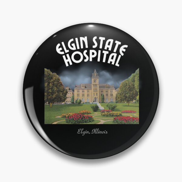 Item preview, Elgin State Hospital (Elgin, Illinois) Hero Graphic designed and sold by GhostlyWorld.