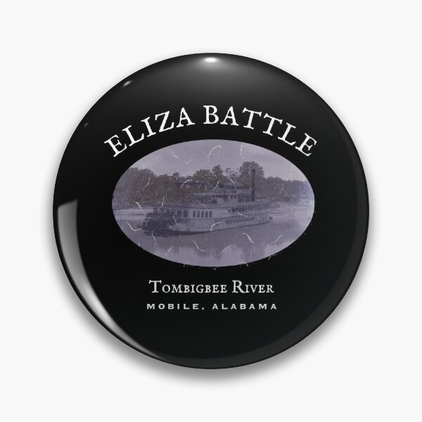 Item preview, Eliza Battle Steamboat (Mobile, Alabama) Hero Graphic designed and sold by GhostlyWorld.