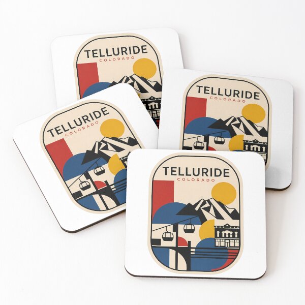 Item preview, Retro Telluride Colorado Geometric Mountain Landscape designed and sold by k3rstman1.
