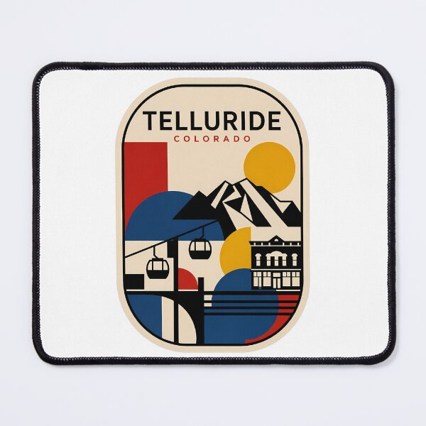 Item preview, Retro Telluride Colorado Geometric Mountain Landscape designed and sold by k3rstman1.