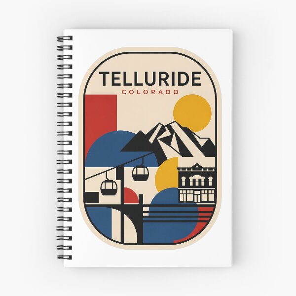 Item preview, Retro Telluride Colorado Geometric Mountain Landscape designed and sold by k3rstman1.