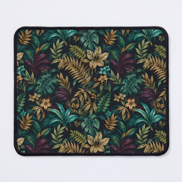 Item preview, Luxury Dark Tropical Botanical Leaf Pattern designed and sold by zenjiinspired.
