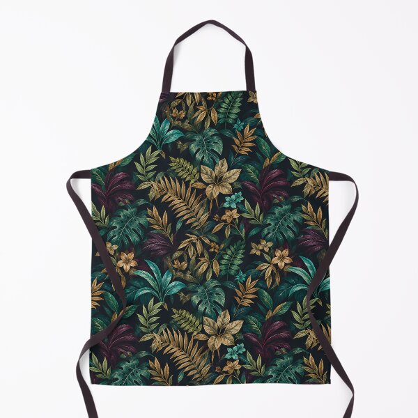 Item preview, Luxury Dark Tropical Botanical Leaf Pattern designed and sold by zenjiinspired.
