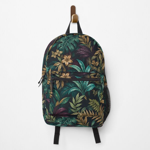 Item preview, Luxury Dark Tropical Botanical Leaf Pattern designed and sold by zenjiinspired.
