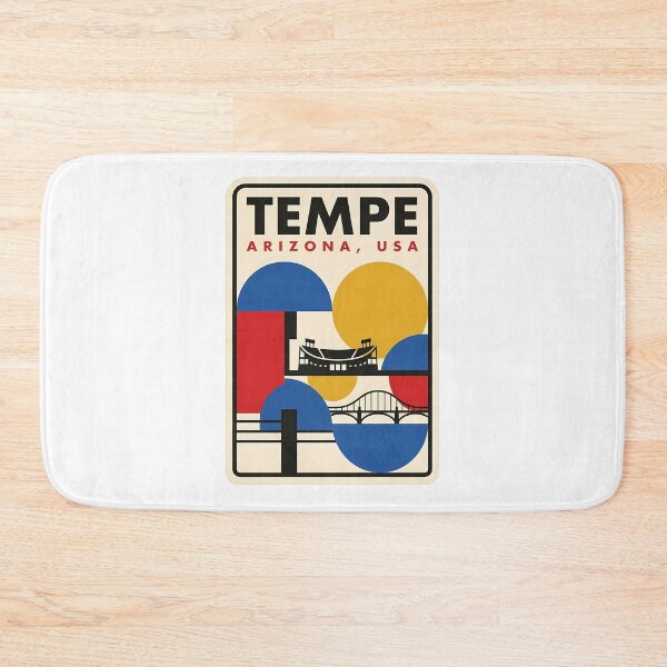 Item preview, Tempe Arizona Retro Geometric Travel Poster designed and sold by k3rstman1.