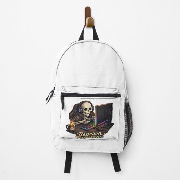 Item preview, Respawn Tomorrow Skeleton Gamer – Funny Sleep Deprived Gaming Quote Graphic designed and sold by Northern Glow Art.