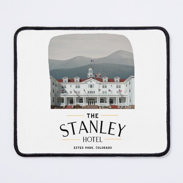 Item preview, The Stanley Hotel (Estes Park, Colorado) Dark Text Hero Graphic designed and sold by GhostlyWorld.