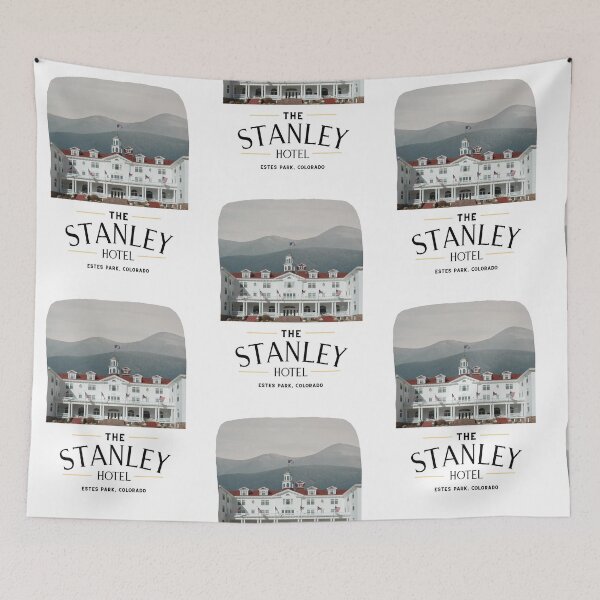Item preview, The Stanley Hotel (Estes Park, Colorado) Dark Text Hero Graphic designed and sold by GhostlyWorld.