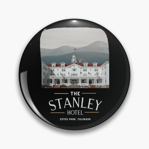 Item preview, The Stanley Hotel (Estes Park, Colorado) Light Text Hero Graphic designed and sold by GhostlyWorld.