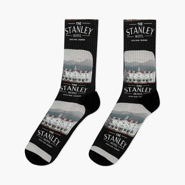 Item preview, The Stanley Hotel (Estes Park, Colorado) Light Text Hero Graphic designed and sold by GhostlyWorld.