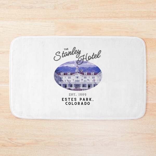Item preview, The Stanley Hotel (Estes Park, Colorado) Vintage Circle Dark Text Hero Graphic designed and sold by GhostlyWorld.