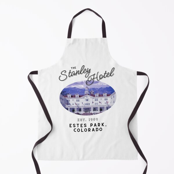 Item preview, The Stanley Hotel (Estes Park, Colorado) Vintage Circle Dark Text Hero Graphic designed and sold by GhostlyWorld.