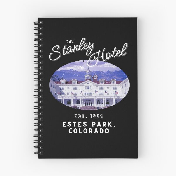 Item preview, The Stanley Hotel (Estes Park, Colorado) Vintage Circle Light Text Hero Graphic designed and sold by GhostlyWorld.