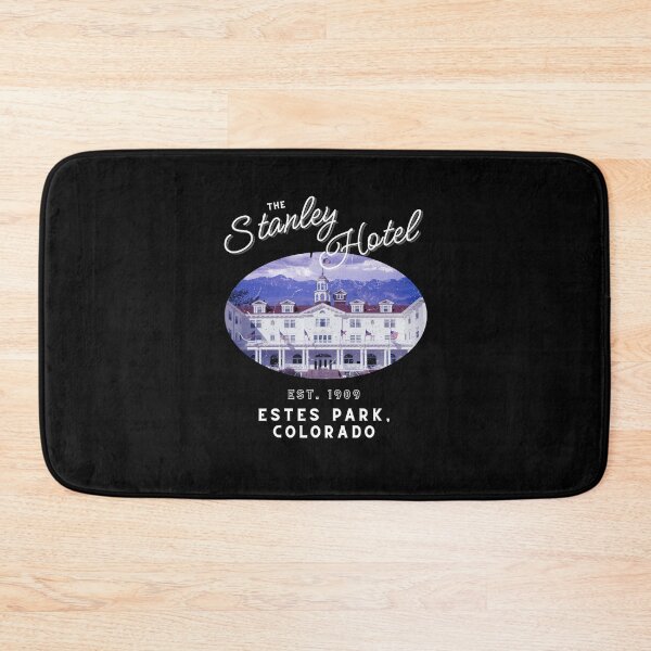 Item preview, The Stanley Hotel (Estes Park, Colorado) Vintage Circle Light Text Hero Graphic designed and sold by GhostlyWorld.