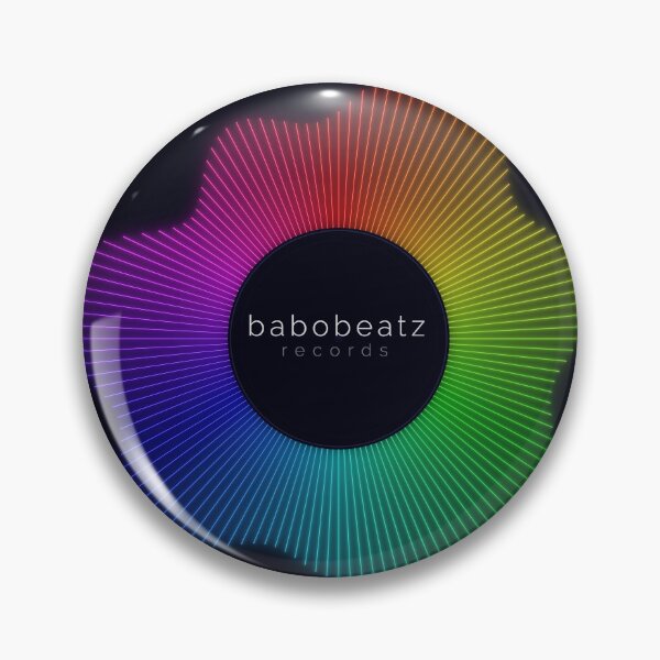 Item preview, BaboBeatz Records — Rainbow Soundwave Logo designed and sold by babodesign.