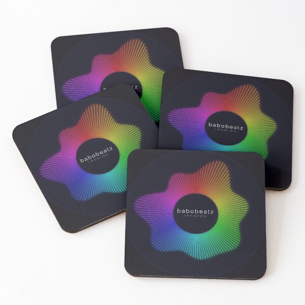 Item preview, BaboBeatz Records — Rainbow Soundwave Logo designed and sold by babodesign.