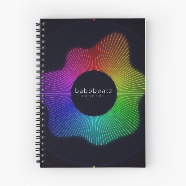 Item preview, BaboBeatz Records — Rainbow Soundwave Logo designed and sold by babodesign.