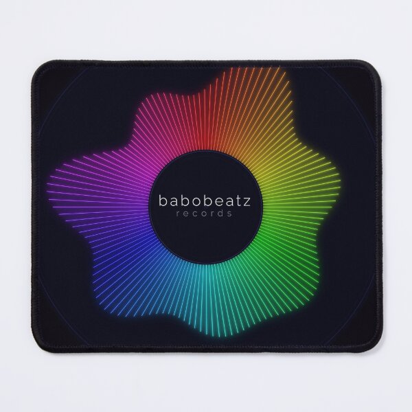 Item preview, BaboBeatz Records — Rainbow Soundwave Logo designed and sold by babodesign.