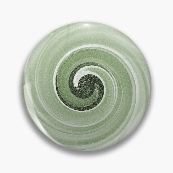 Item preview, Retro Spiral Swirl Pattern in Green designed and sold by Artistestella.