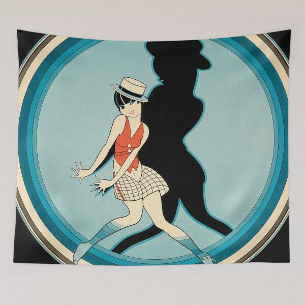 Item preview, Art Deco Illustration Flapper Woman Dance Vintage Art Lovers designed and sold by RickE.