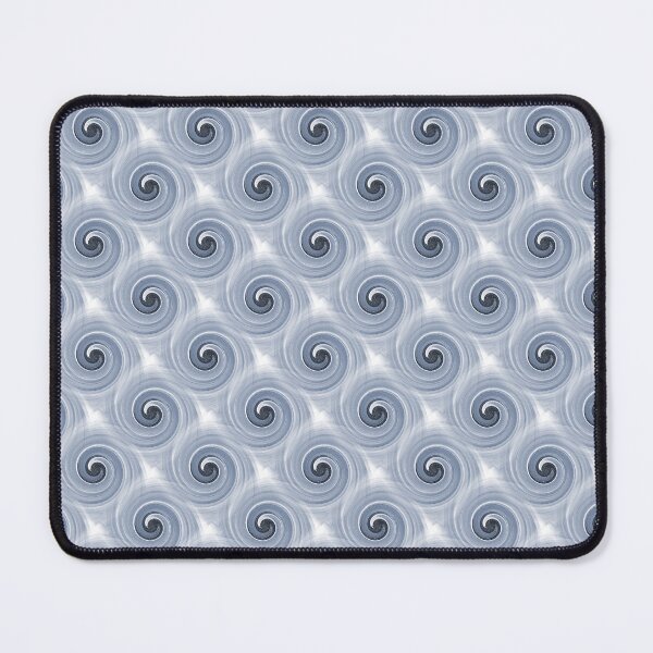 Item preview, Retro Spiral Swirl Pattern in Blue designed and sold by Artistestella.
