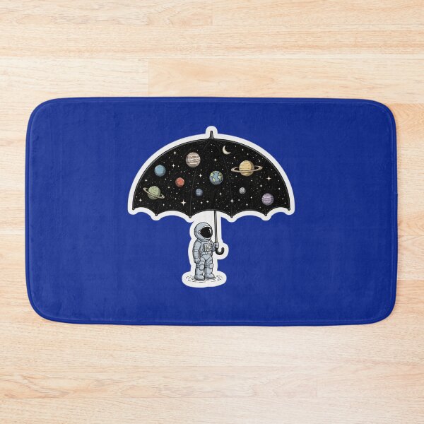 Item preview, Astronaut Holding a Galaxy Umbrella designed and sold by Thetdesigns.
