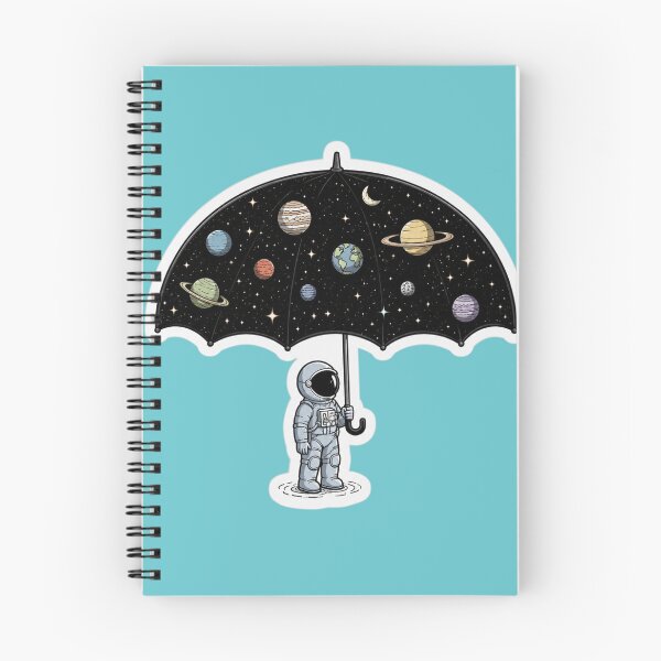 Item preview, Astronaut Holding a Galaxy Umbrella designed and sold by Thetdesigns.