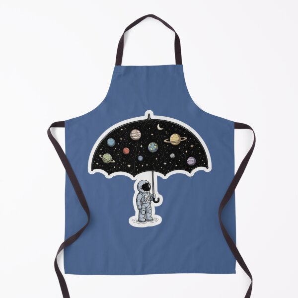 Item preview, Astronaut Holding a Galaxy Umbrella designed and sold by Thetdesigns.