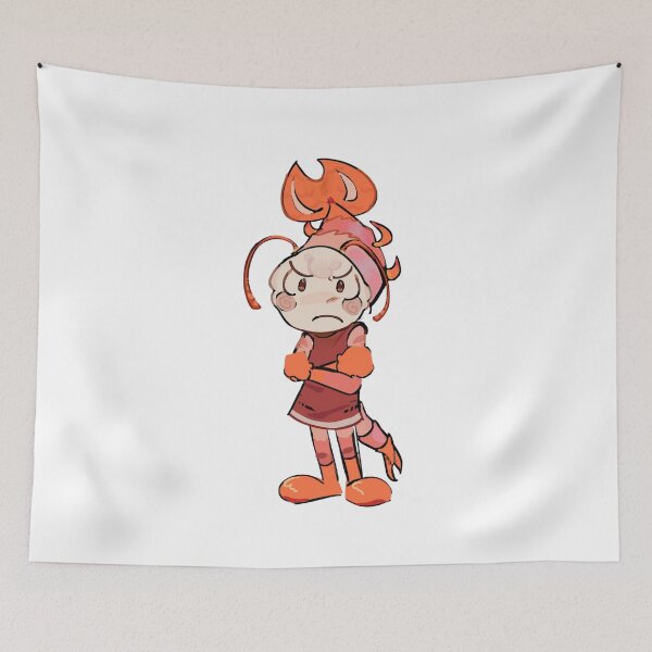 Aperçu de l'œuvre Grumpy Lobster Chibi Anime Mascot Streetwear créée et vendue par SketchyCrew.