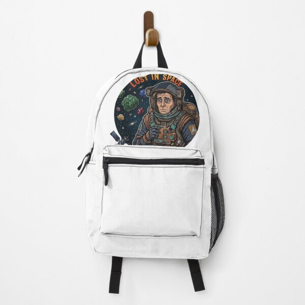 Item preview, Lost In Space Astronaut – Funny Tired Retro Sci-Fi Spacesuit Graphic designed and sold by Northern Glow Art.