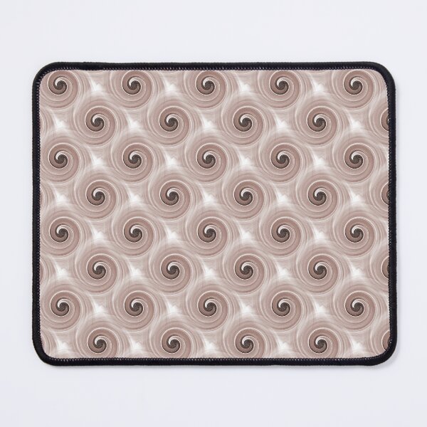 Item preview, Retro Spiral Swirl Pattern in Brown designed and sold by Artistestella.