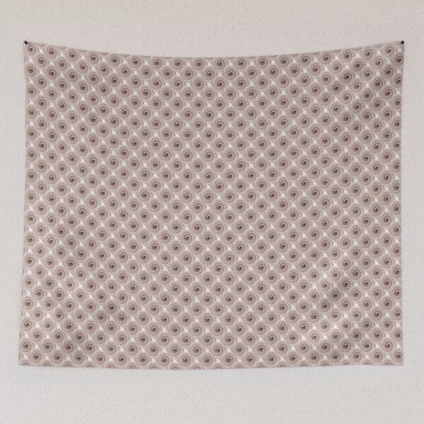 Item preview, Retro Spiral Swirl Pattern in Brown designed and sold by Artistestella.