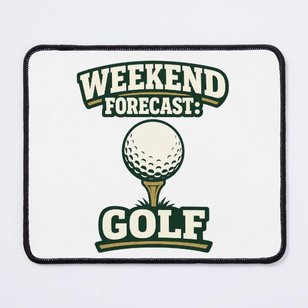Item preview, Weekend Forecast Golf - Retro Golf Ball designed and sold by EastEndTownie.