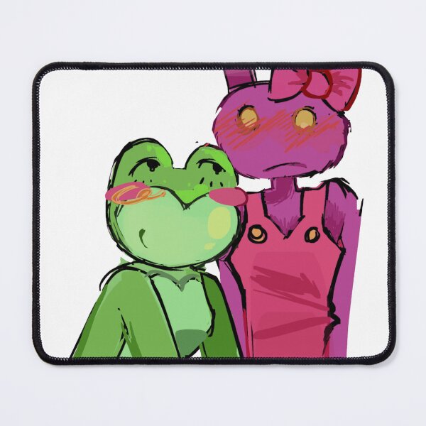 Item preview, Cute Frog and Bunny Pastel Indie Goth Illustration designed and sold by SketchyCrew.