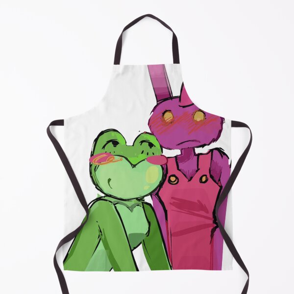 Artikelvorschau, Niedliche Frosch- und Häschenillustration im Indie-Gothic-Stil in Pastellfarben entworfen und verkauft von SketchyCrew.