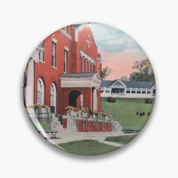 Item preview, Athens Lunatic Asylum Original Vintage Postcard – Cottage L/Tuberculosis Cottage designed and sold by GhostlyWorld.