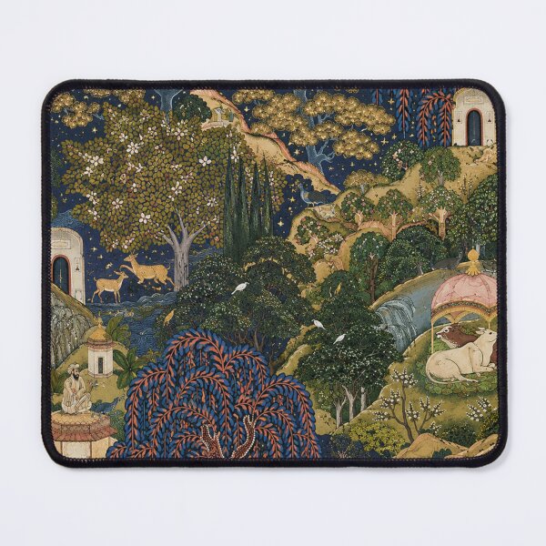 Item preview, Oriental Nocturne - Mughal Style Miniature and Starry Forest designed and sold by Méridiens.