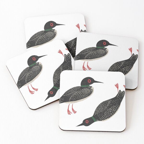 Item preview, loon sticker designed and sold by KitschByKate.