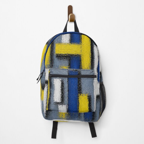 Item preview, Structure Lemon – Abstract Geometric Impasto Wall Art designed and sold by Ingorgia Studio.