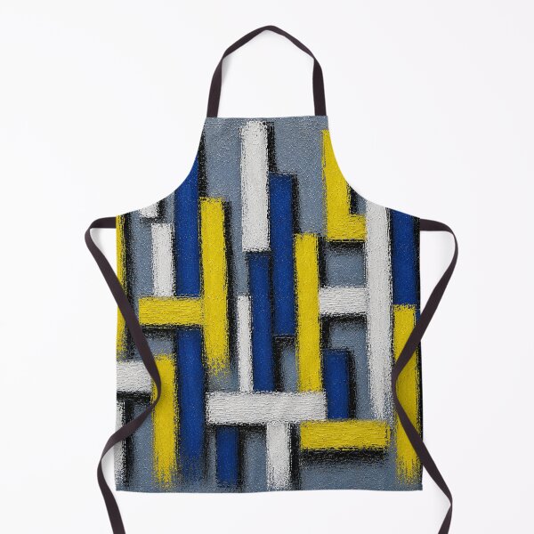 Item preview, Structure Lemon – Abstract Geometric Impasto Wall Art designed and sold by Ingorgia Studio.