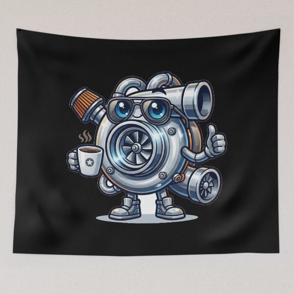 Artikelvorschau, Turbo Addict – Niedliches Geschenk für Turbo-Fans – Kaffeeliebhaber entworfen und verkauft von Wild Horizon Studio.
