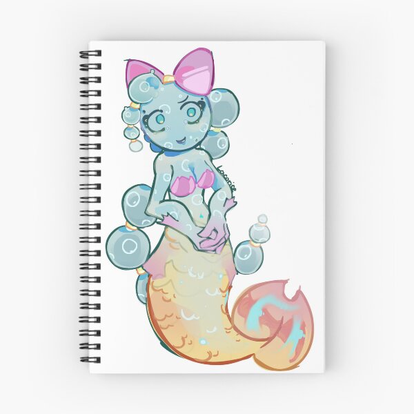 Item preview, Pastel Bubble Mermaid Retro Anime Graphic designed and sold by SketchyCrew.