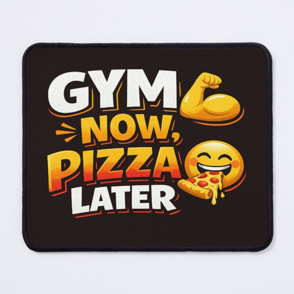 Item preview, Gym Now Pizza Later Funny Fitness Gym Lover T-Shirt | Workout Motivation Design for Gym Rats & Pizza Fans designed and sold by sosservice.