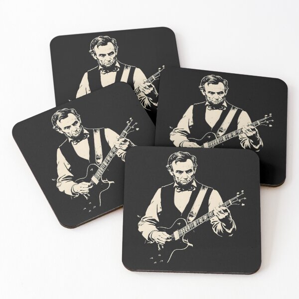 Item preview, Vintage Abraham Lincoln Guitar Shirt | Historic President Playing Electric Guitar Retro Music Lover Design designed and sold by WearVerse440.