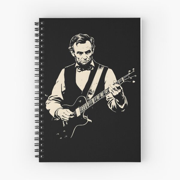 Item preview, Vintage Abraham Lincoln Guitar Shirt | Historic President Playing Electric Guitar Retro Music Lover Design designed and sold by WearVerse440.