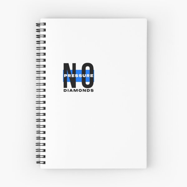Item preview, No Pressure No Diamonds Minimalist Typography designed and sold by rich-moda.
