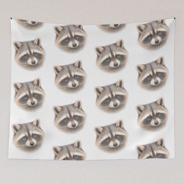 Item preview, Raccoon Head designed and sold by JOANNASKAH.