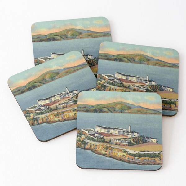 Item preview, Alcatraz Federal Penitentiary Original Vintage Postcard – The Rock designed and sold by GhostlyWorld.