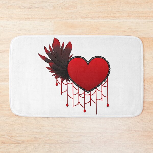 Item preview, Heart and feathers designed and sold by Vampirebunnystu.