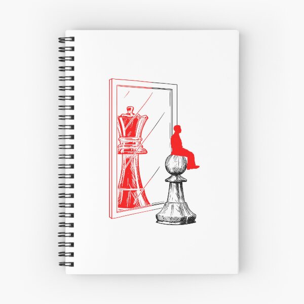 Item preview, Chess Pawn Mirror King Reflection Motivational Art designed and sold by rich-moda.